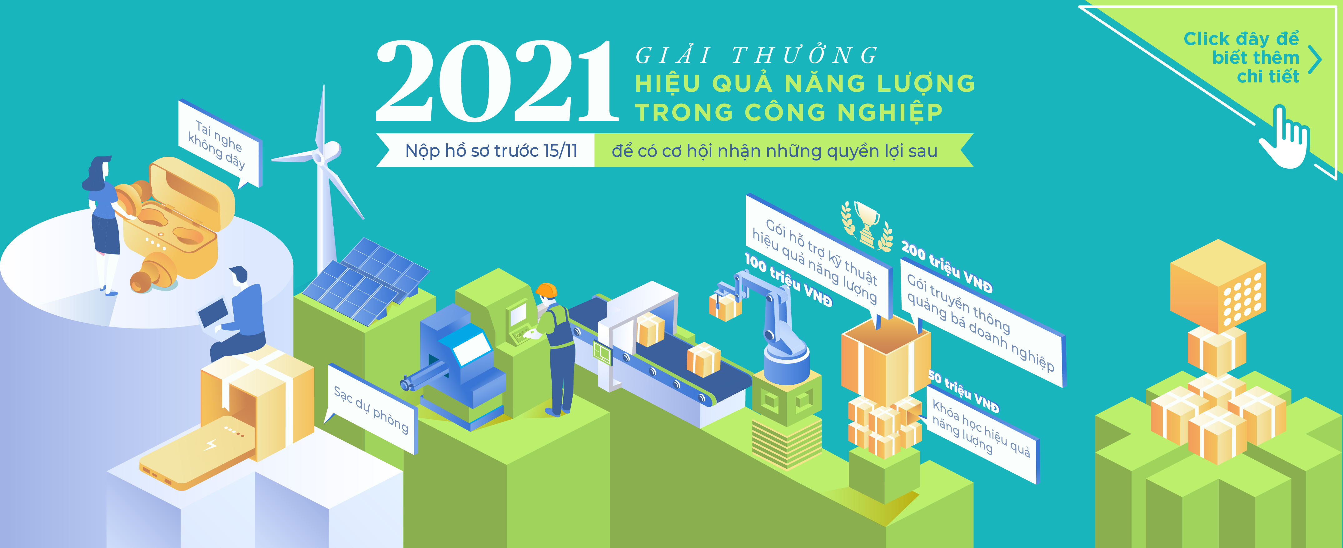Quyền lợi vượt trội cho doanh nghiệp tham gia Giải thưởng Hiệu Quả Năng Lượng trong Công Nghiệp 2021