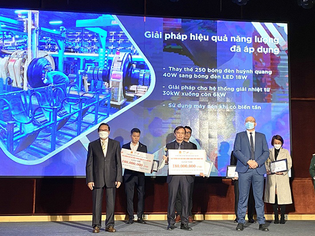 Cao su Đà Nẵng đạt Giải Nhì - Giải thưởng Hiệu quả năng lượng năm 2021